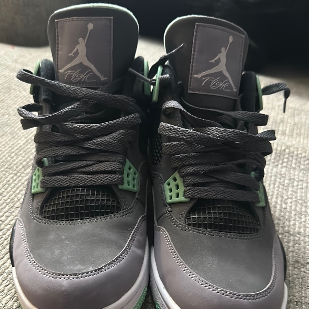 Air Jordan 4 Retro green glow 2015